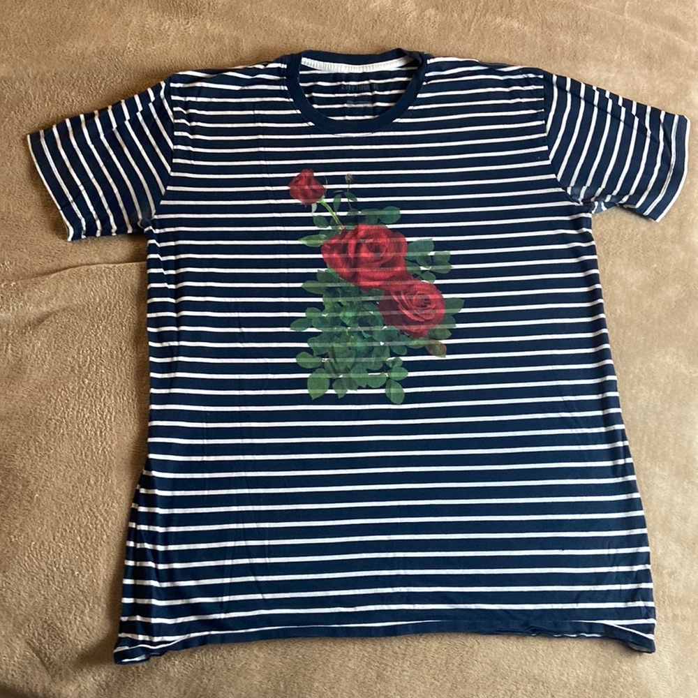 La Familia Floral & Striped Tee